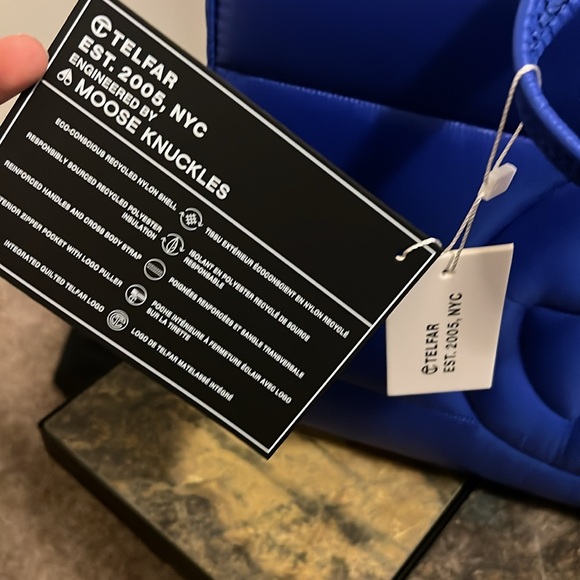 Brand New Blue Medium Puffer Telfar Bag - Picture 3 of 6